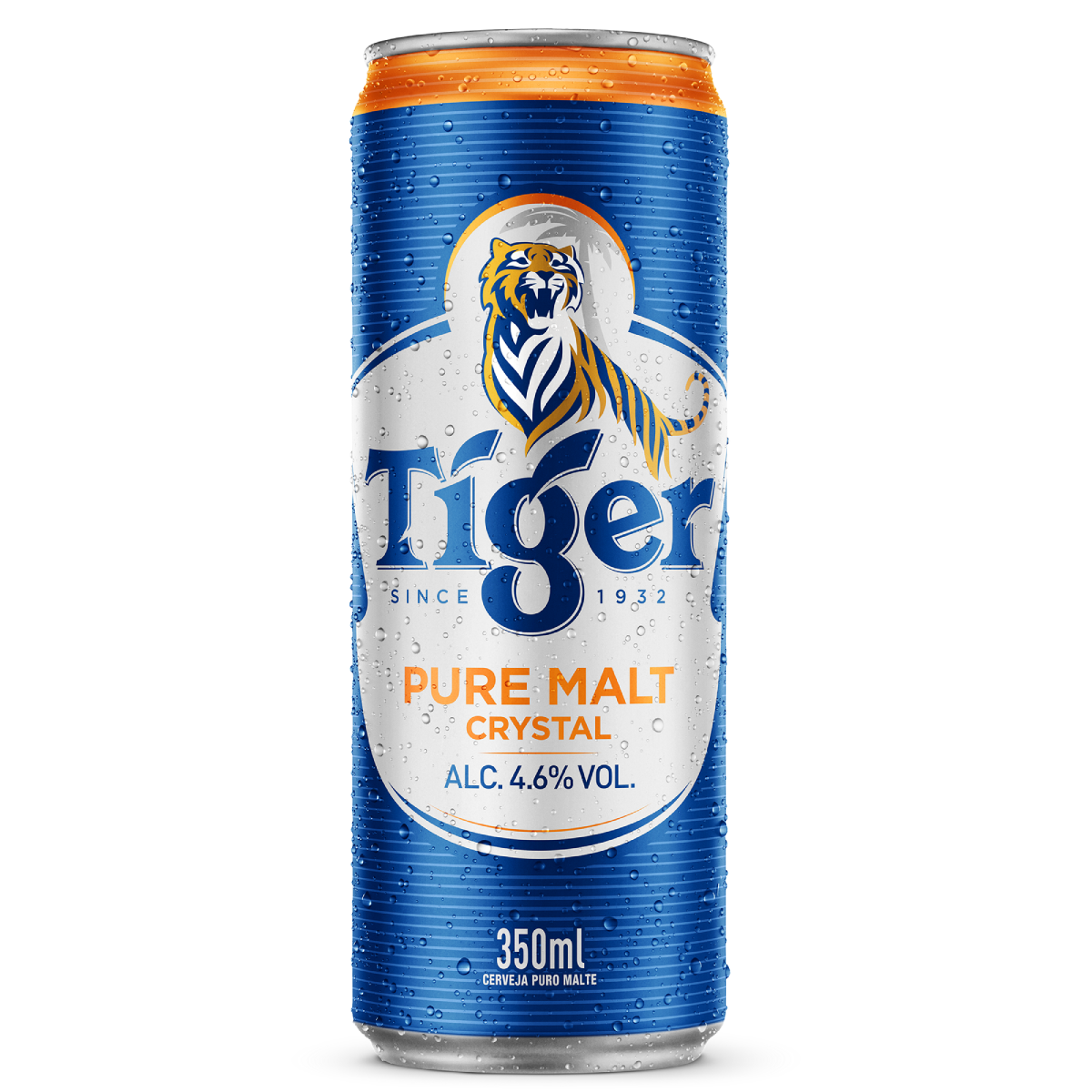 Lata de cerveja 350ml Tiger