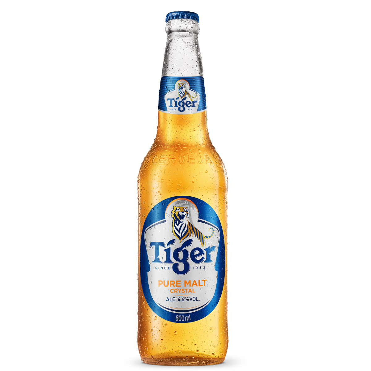 Garrafa de cerveja 600ml Tiger.